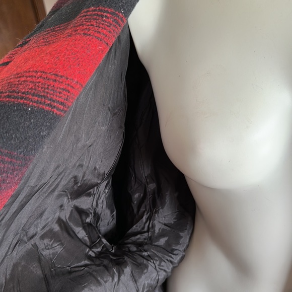 Vintage wool blend black and red western style jacket - Picture 11 of 11